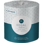REGAL PREMIUM TOILET ROLL WRAPPED 2PLY 400 SHEET WHITE