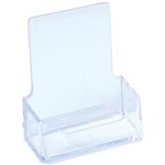 DEFLECTO BUSINESS CARD HOLDER PORTRAIT 65 X 96 X 46MM CLEAR