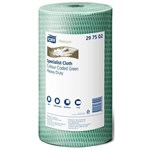 TORK 297502 HEAVY DUTY CLEANING CLOTH 300MM X 45M GREEN ROLL 90 SHEETS