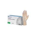 MEDICOM VITALS VINYL POWDER FREE GLOVES CLEAR SMALL PACK 100