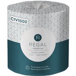 REGAL PREMIUM TOILET ROLL 1 PLY 1000 SHEETS