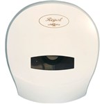 REGAL JUMBO TOILET ROLL DISPENSER SINGLE ABS WHITE