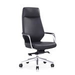 EXECUTIVE PORTFOLIO BRIGHTON CHAIR HIGH BACK GENUINE LEATHER 510 X 520 X 1205MM BLACK