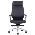 EXECUTIVE PORTFOLIO BRIGHTON CHAIR HIGH BACK PU LEATHER 510 X 520 X 1205MM BLACK