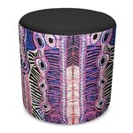 ORANGE DUST SPECTRUM EVA ROUND OTTOMAN 450 X 450 X 450MM PEARL BLACK