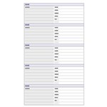 DEBDEN DAYPLANNER KT3002 PERSONAL EDITION REFILL TELEPHONEADDRESS 120 X 81MM
