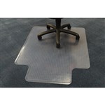 ANCHORMAT HEAVYWEIGHT CHAIRMAT PVC KEYHOLE CARPET 900 X 1220MM CLEAR