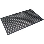 MATTEK SAFETY CUSHION MAT 600 X 900MM BLACK