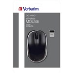 VERBATIM GO NANO MOUSE WIRELESS BLACK