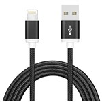 ASTROTEK USB MALE TO 8 PIN MALE LIGHTNING DATA SYNC CHARGER CABLE FOR IPHONE 1M BLACK