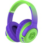 MOKI MIXI KID SAFE VOLUME LIMITED HEADPHONE WIRELESS GREENPURPLE