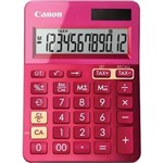 CANON LS123K MINI DESKTOP CALCULATOR 12 DIGIT METALLIC PINK