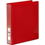MARBIG ENVIRO INSERT BINDER A4 38MM 3D RING RED