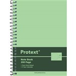 PROTEXT NOTE BOOK 7MM FEINT RULED 55GSM 200 PAGE A6 ASSORTED