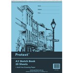 PROTEXT SKETCH BOOK PP 20 SHEET 100GSM A3 ASSORTED