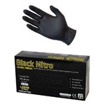 NITRILE POWDER FREE STEEL DRILL GLOVES BLACK XLARGE BX100