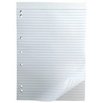 WRITER BOND OFFICE PADS 7 HOLES 8MM RULED 55GSM 50 SHEETS A4 WHITE