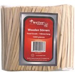 WRITER BREAKROOM ECO WOODEN STIRRER 140MM NATURAL PACK 1000