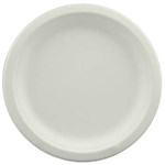 EARTH ECO PLATES ROUND 230MM WHITE PACK 25