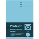 PROTEXT EXERCISE BOOK QLD BOTANY RULED YEAR 2 18MM 70GSM 48 PAGE 297 X 210MM PANDA ASSORTED