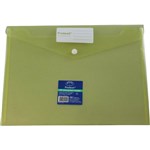 PROTEXT DOCUMENT WALLET WITH BUTTON CLOSURE A4 PP YELLOW