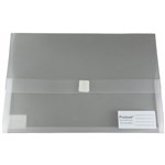 PROTEXT DOCUMENT WALLET HOOK AND LOOP CLOSURE FOOLSCAP PP CLEAR