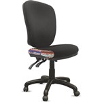 ORANGE DUST ALICE CHAIR HIGH BACK 510 X 490 X 960MM OPAL BLACK