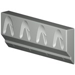 SNUGHOOKS BAG AND HAT HOOK 167 X 480 X 45MM GREY