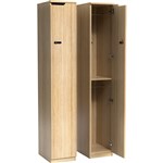 OLG KNOX SINGLE DOOR LOCKER 305 X 455 X 1805MM NEW OAK RAVINE