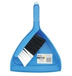OATES DUST PAN AND BRUSH SET BLUE