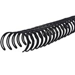 GOLD SOVEREIGN WIRE BINDING COMB 23 LOOP 12MM A4 BLACK BOX 100