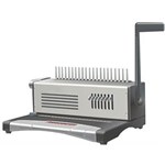 INITIATIVE MINS68 MANUAL BINDING MACHINE PLASTIC COMB GREY