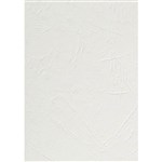 INITIATIVE BINDING COVER LEATHERGRAIN 350GSM A4 WHITE PACK 100