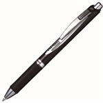 PENTEL BLP77 ENERGEL RETRACTABLE PERMANENT GEL INK PEN 07MM BLACK BOX 12