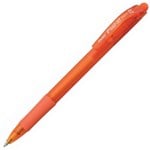 PENTEL BX417 IFEELIT RETRACTABLE BALLPOINT PEN 07MM ORANGE BOX 12