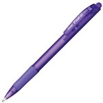 PENTEL BX420 IFEELIT RETRACTABLE BALLPOINT PEN 10MM VIOLET BOX 12
