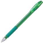 PENTEL BX487 IFEELIT BALLPOINT PEN 07MM GREEN BOX 12
