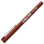 ARTLINE 200 FINELINER PEN 04MM BROWN