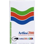 ARTLINE 700 PERMANENT MARKER BULLET 07MM ASSORTED BOX 12