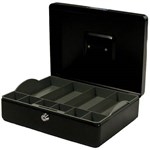 ESSELTE CLASSIC CASH BOX 300 X 230 X 90MM SIZE 12 BLACK