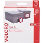 VELCRO BRAND   STICKON HOOK DOTS 22MM WHITE PACK 125
