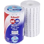QUIKSTIK MARK I SINGLE LINE LABEL PERMANENT BEST BEFORE 22 X 12MM WHITE PACK 5