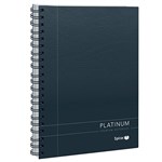 SPIRAX 401 PLATINUM NOTEBOOK SPIRAL BOUND 200 PAGE A5 BLACK
