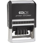 COLOP P55D CUSTOM MADE PRINTER SELFINKING DATE STAMP 60 X 40MM