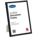 CARVEN DOCUMENT FRAME A4 BLACK