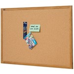 QUARTET CORKBOARD 900 X 600MM OAK FRAME