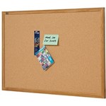 QUARTET CORKBOARD 1200 X 900MM OAK FRAME