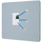 QUARTET FABRIC BOARD FRAMELESS 1200 X 900MM GREY