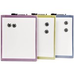 QUARTET BASICS WHITEBOARD 280 X 360MM ASSORTED FRAME