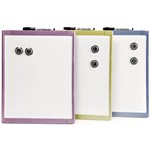 QUARTET BASICS WHITEBOARD 220 X 280MM ASSORTED FRAME